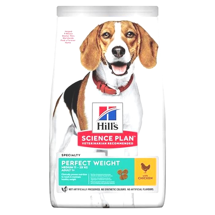 hill's science plan perfect weight medium